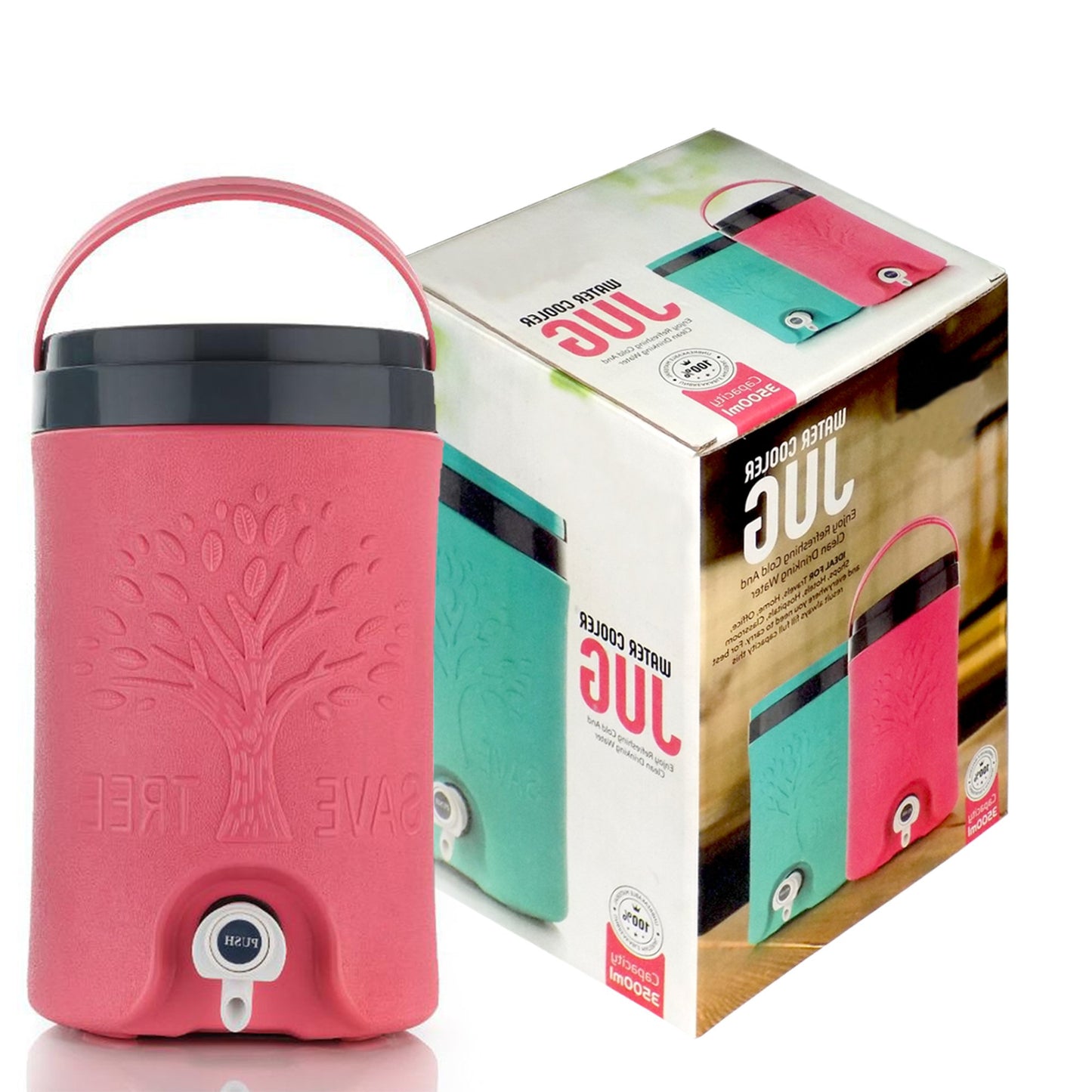 Water Rover Jug – 3.5 Litre Plastic Water Container (Multicolored)