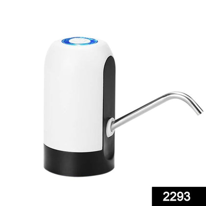 Automatic USB rechargeable water dispenser pump on a 5-gallon water bottle