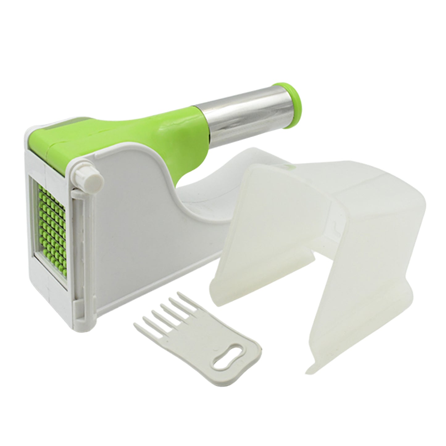 French Fry Potato Chipser – Virgin Plastic Slicer with Container