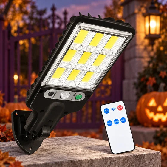 Solar LED Street Light with Motion Sensor & Remote