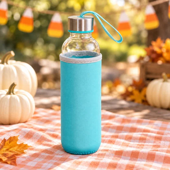 Glass Water Bottle with Cover – 500 ml