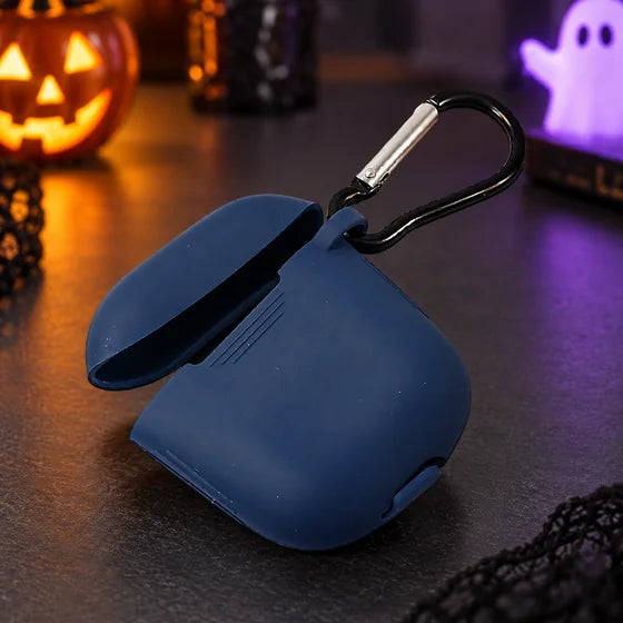 Silicone Headphone Case with Metal Keychain