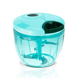 Manual Stainless Steel Vegetable Chopper with 5 Sharp Blades