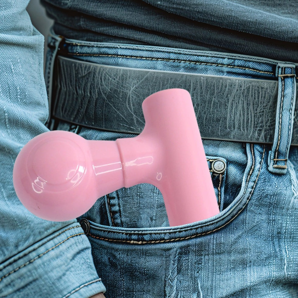 Mini pocket vibrator used for targeted muscle relief