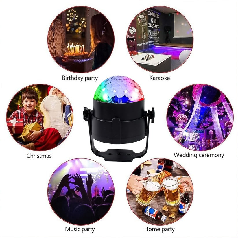 Compact size 7548 USB DJ stage light for parties