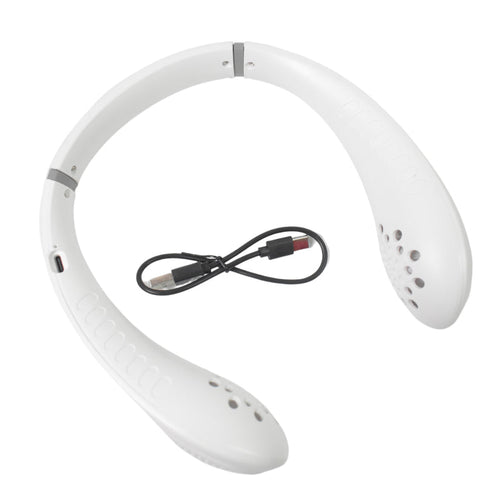 Portable Neck Fan – Wearable USB Rechargeable Headphone-Style Fan with 3 Speeds for Travel & Outdoor Use