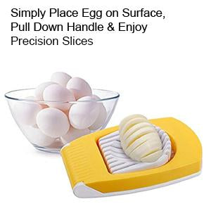 Premium Egg Cutter – Stainless Steel Wire Slicer for Boiled Eggs