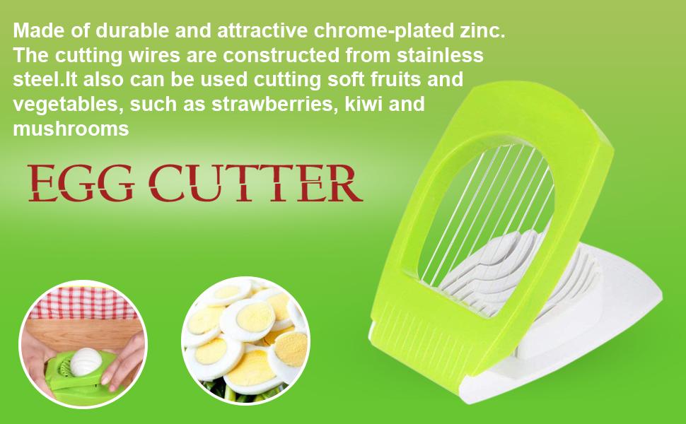 Premium Egg Cutter – Stainless Steel Wire Slicer for Boiled Eggs