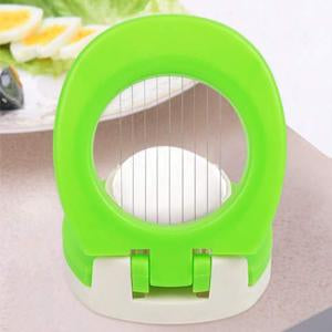Premium Egg Cutter – Stainless Steel Wire Slicer for Boiled Eggs