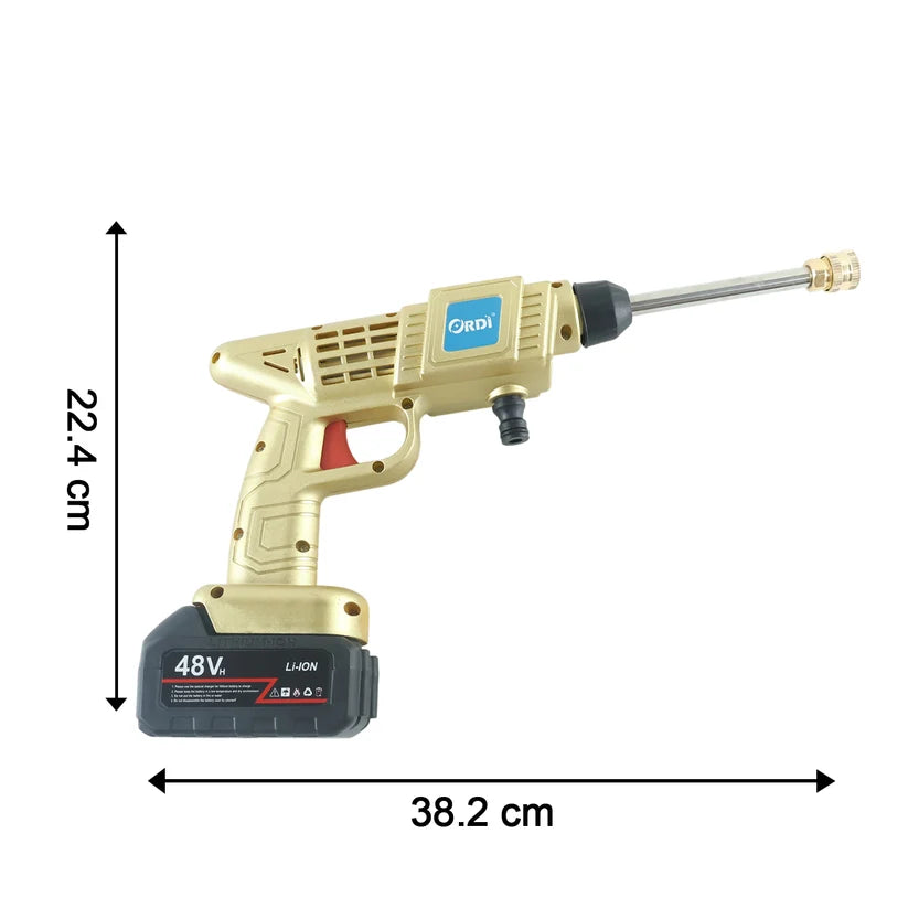 Double Battery 48v Rechargeable Electric Car Washer Gun (1 Set)