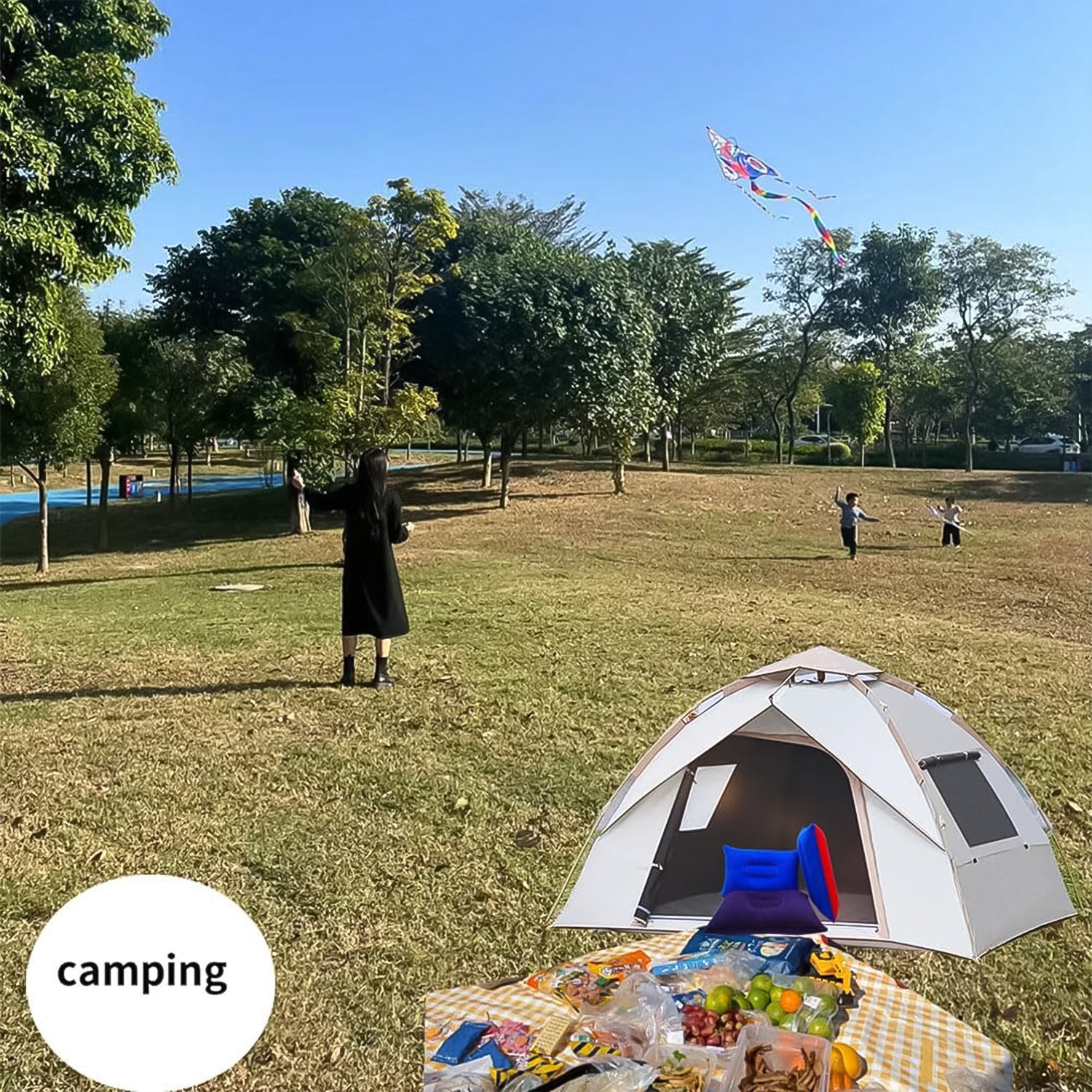 Comfortable Inflating Travel Pillow (3421 Cm  1 Pc  Mix Color)