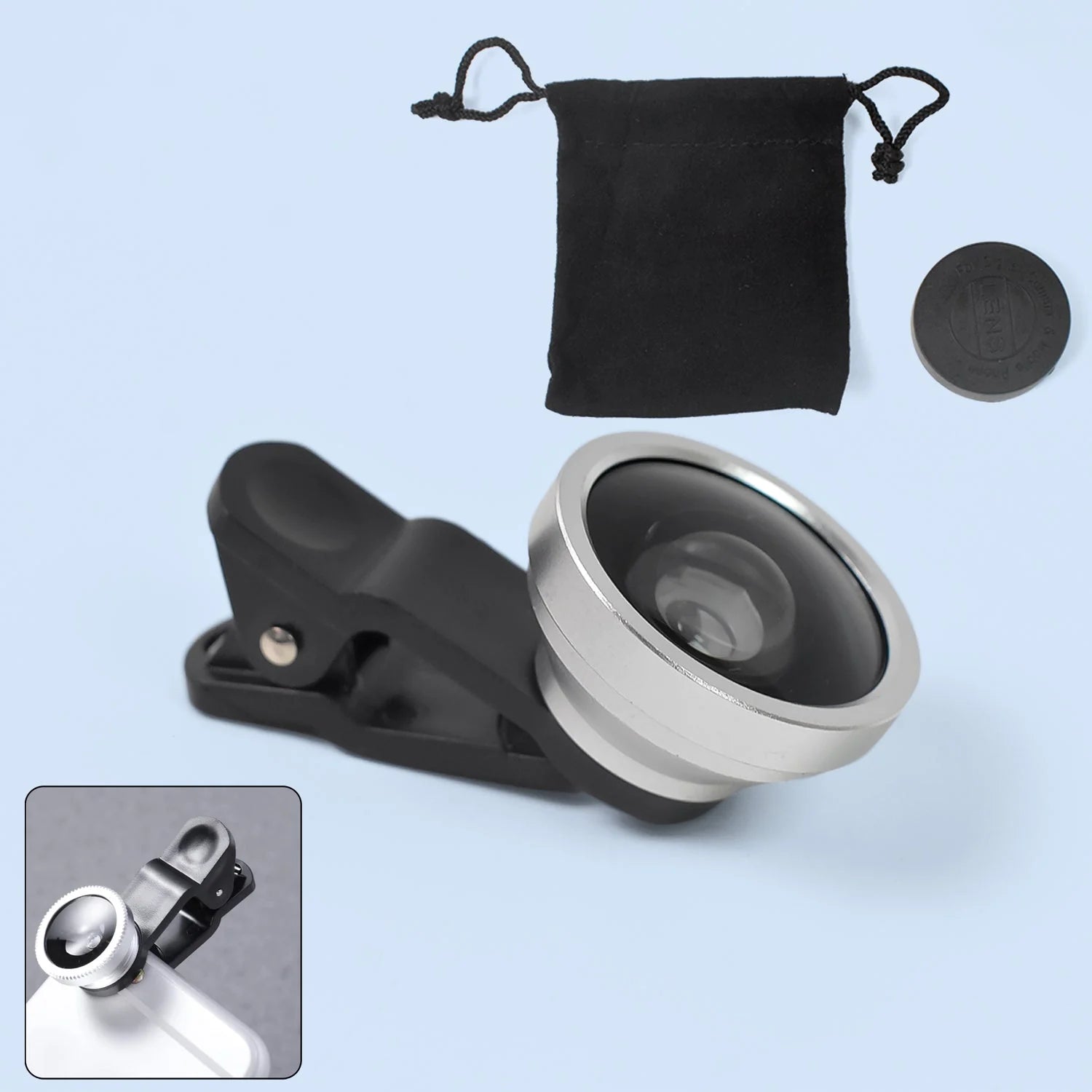 6553 Camera Lens External Phone Lens Phone Camera Lens 0.45x Universal Ultra Wide Angle 12.5x Beauty Function External Lens Camera Accessories For Take Pictures Most Android Smartphone