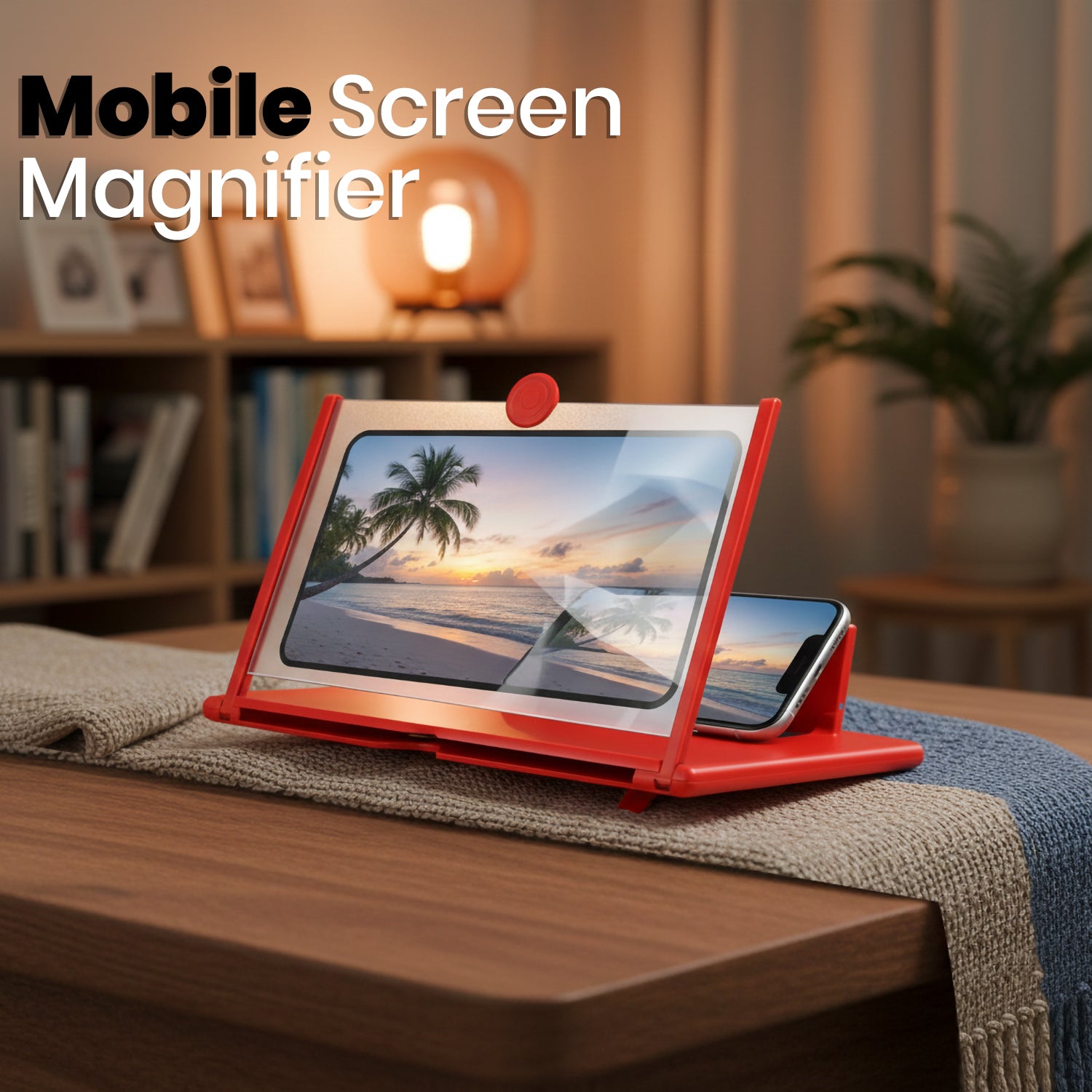 5d Hd Mobile Phone Screen Magnifier Amplifier (1 Pc  8 Inch)