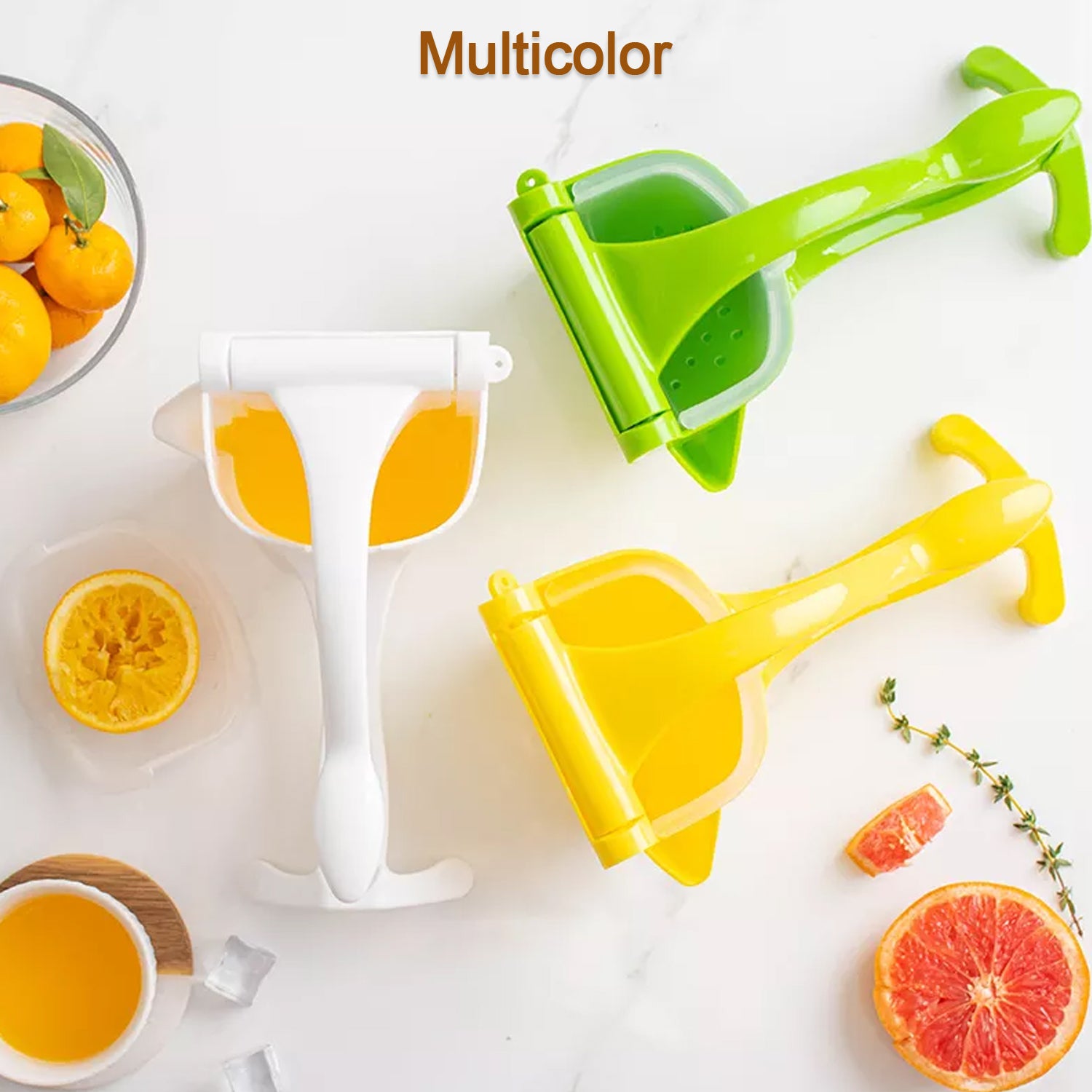 Heavy Duty Manual Juice Press – Handheld Fruit Squeezer Juicer