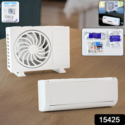 AC Design solar car air freshener on car dashboard