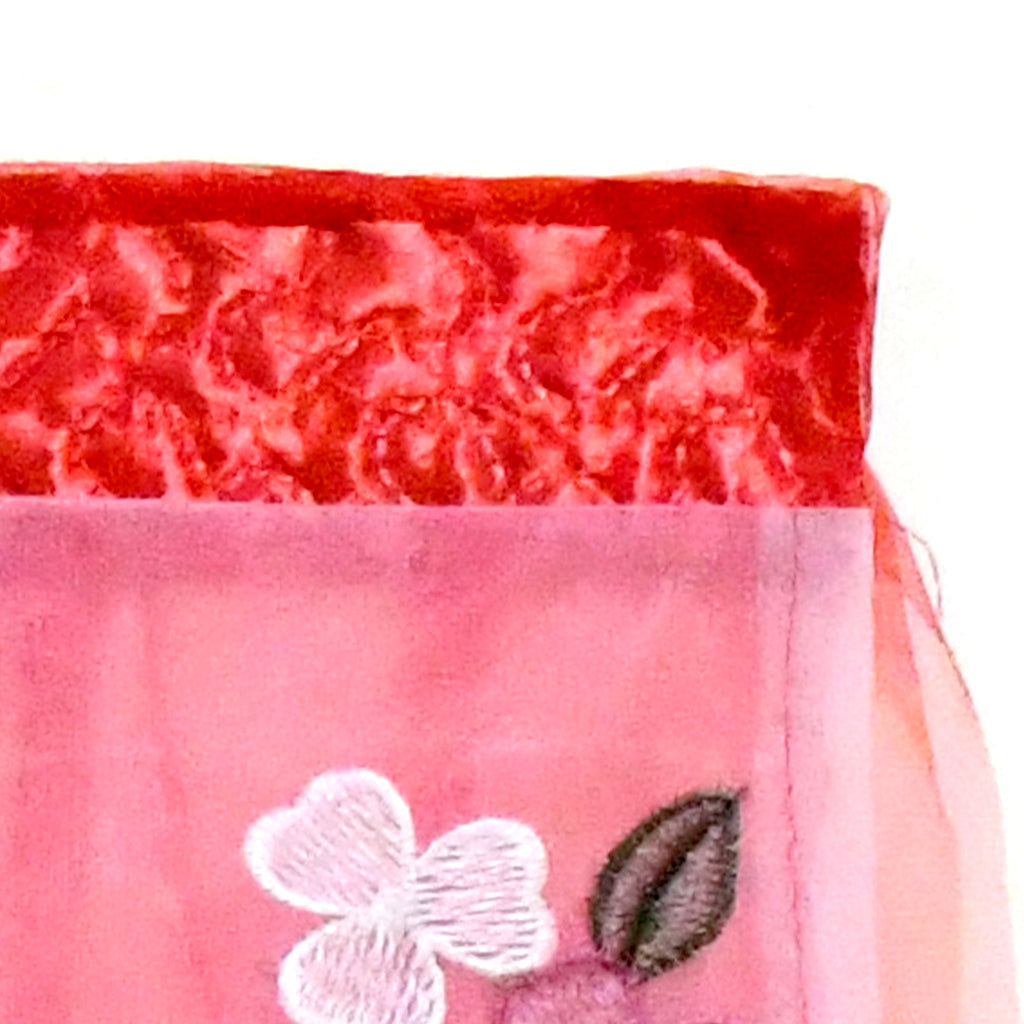 Close-up of breathable net fabric on TV cover