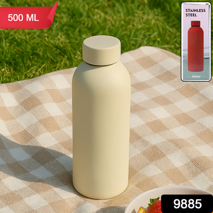 Stainless steel double-wall insulated water bottle, mixed color 500ML