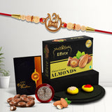 Rakhi Set with Chocolate Almonds & Traditional Accessories
