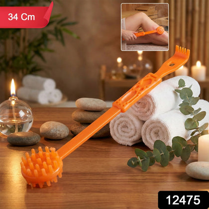 Long handle body massage roller stick