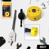 Door Lock Installation Hole Saw Kit (22mmx150mm) - Carbon Steel