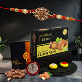 Rakhi Set with Silver Pooja Coin & Sweets – Perfect Raksha Bandhan Gift