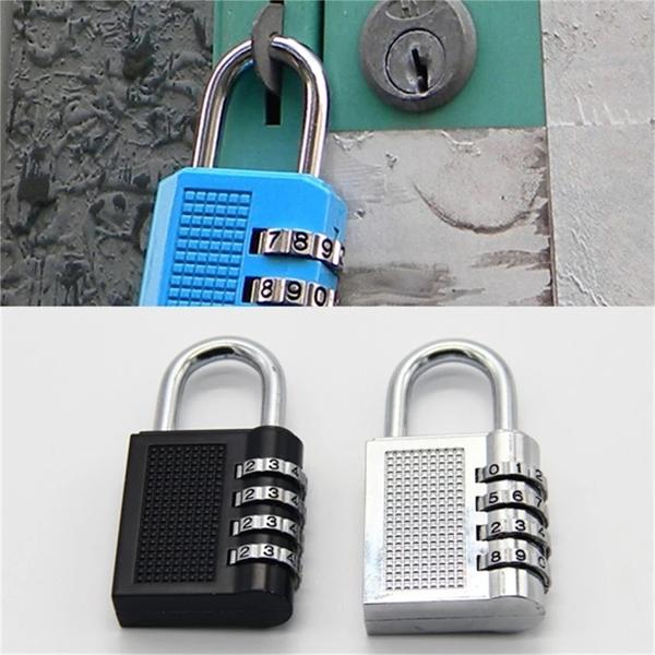 Closeup of 218 4-Digit Combination Padlock dials