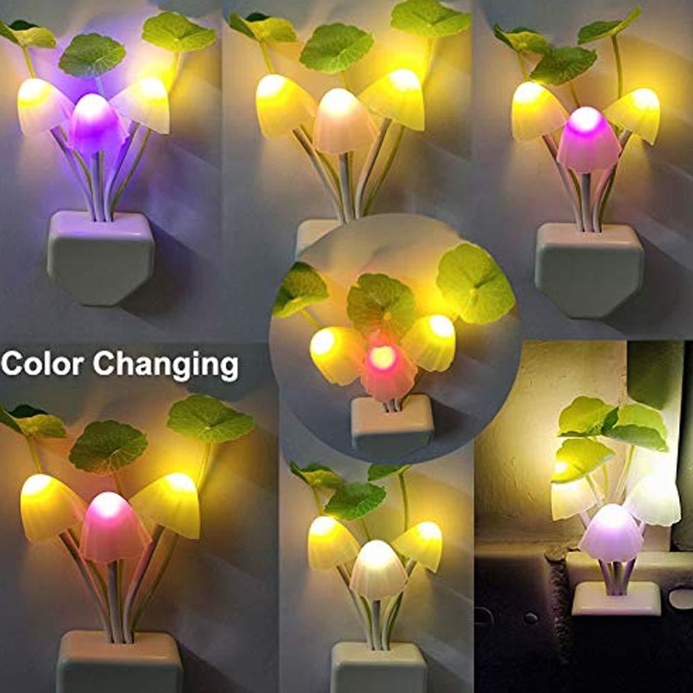 Colorful Mushroom Night Light – LED Lamp for Bedroom & Decor