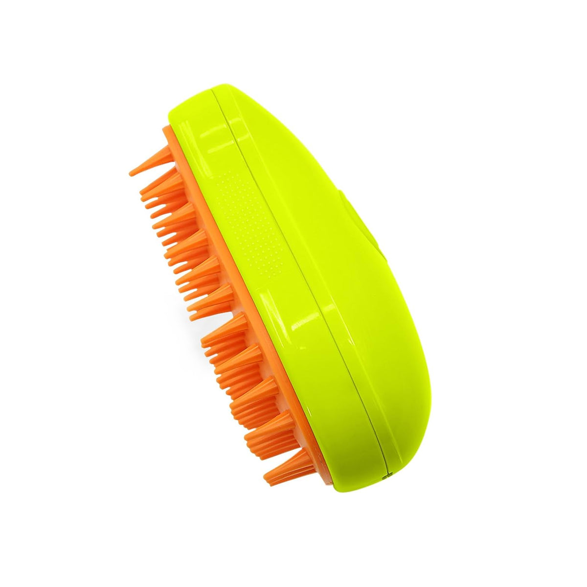 Steam brush highlighting bristles for grooming cats and dogs