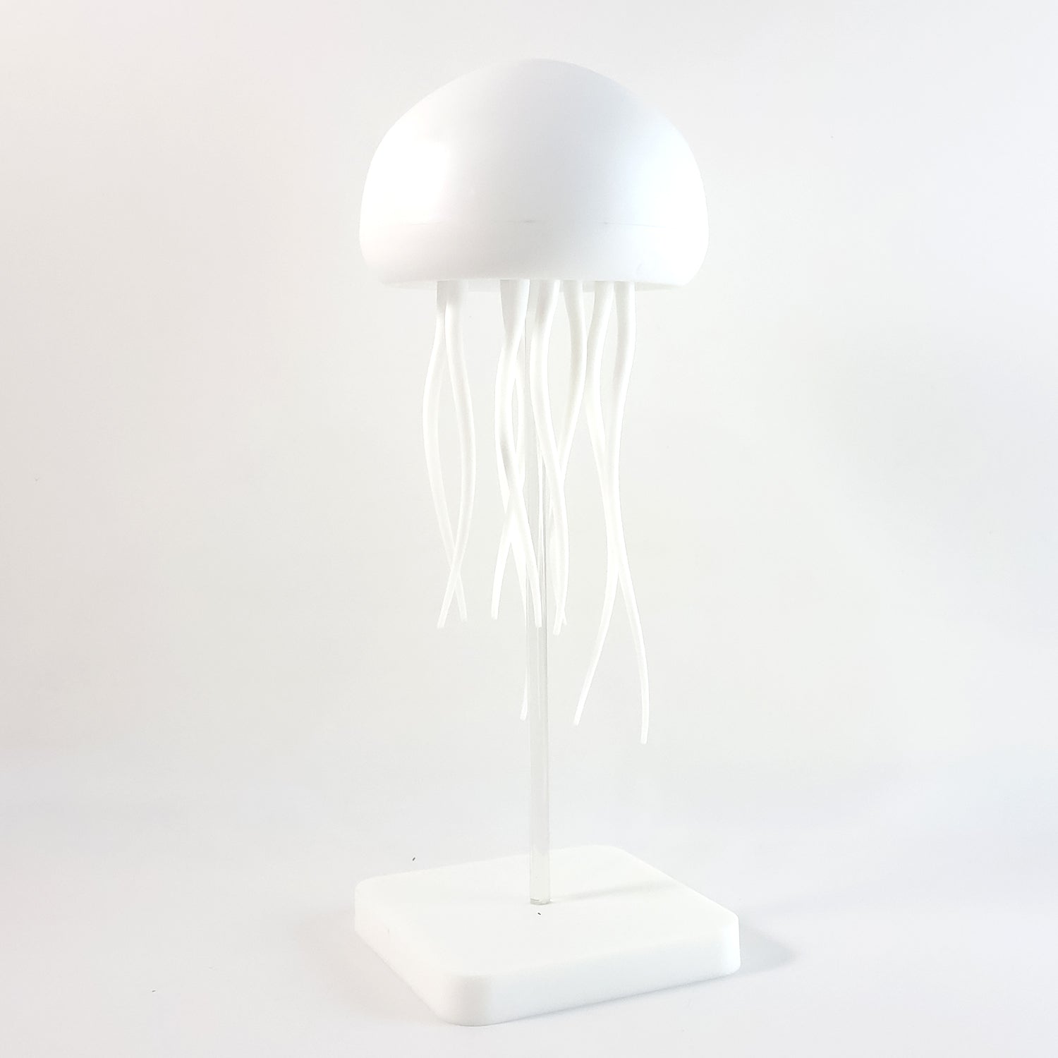 Jellyfish LED lamp glowing with ambient colors