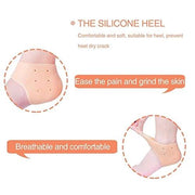Heel sleeve worn on foot for cracked heel protection