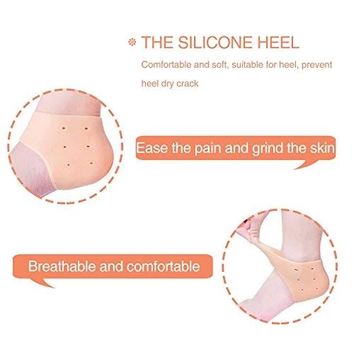 Heel sleeve worn on foot for cracked heel protection