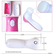 Massager showing fine sponge and rolling massager heads