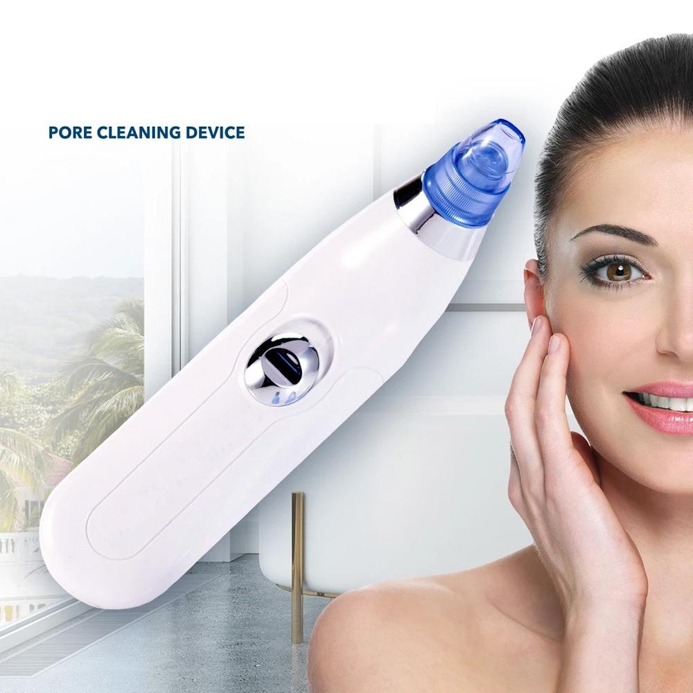 Step-by-step instructions for using the pore vacuum cleaner