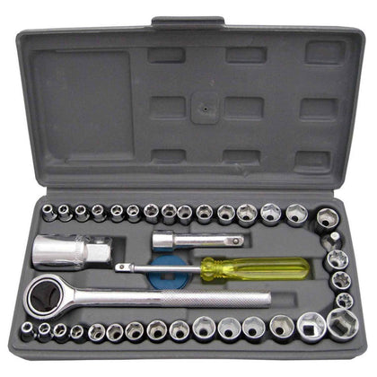 421 Socket Combination Toolkit 40 Pcs in portable case