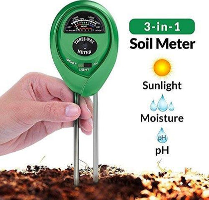 473 Soil Tester 3-in-1 Plant Moisture Sensor front view