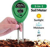 473 Soil Tester 3-in-1 Plant Moisture Sensor with pH & Light