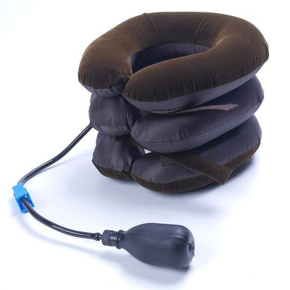 514 Three Layers Neck Traction Pillow on white background