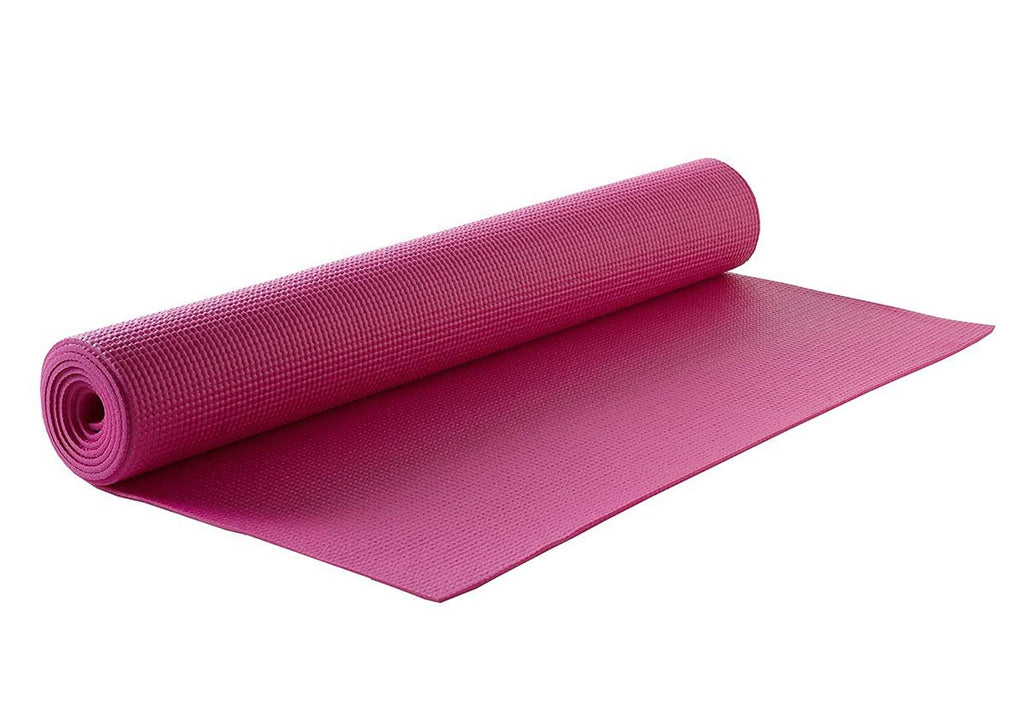 Eco-friendly yoga mat with a non-slip surface, perfect for fitness exercises.