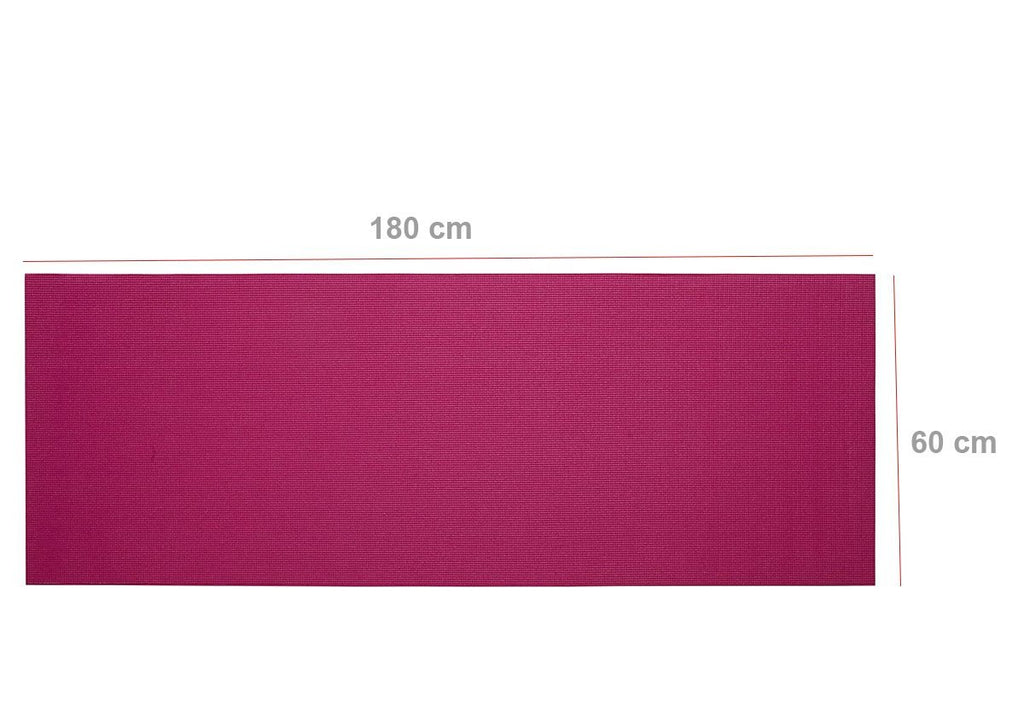 Person demonstrating a yoga pose on the supportive and durable mat.