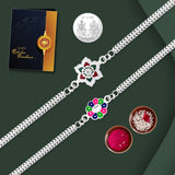 Raksha Bandhan Rakhi Combo Gift Set with Roli, Chawal & Chocolate