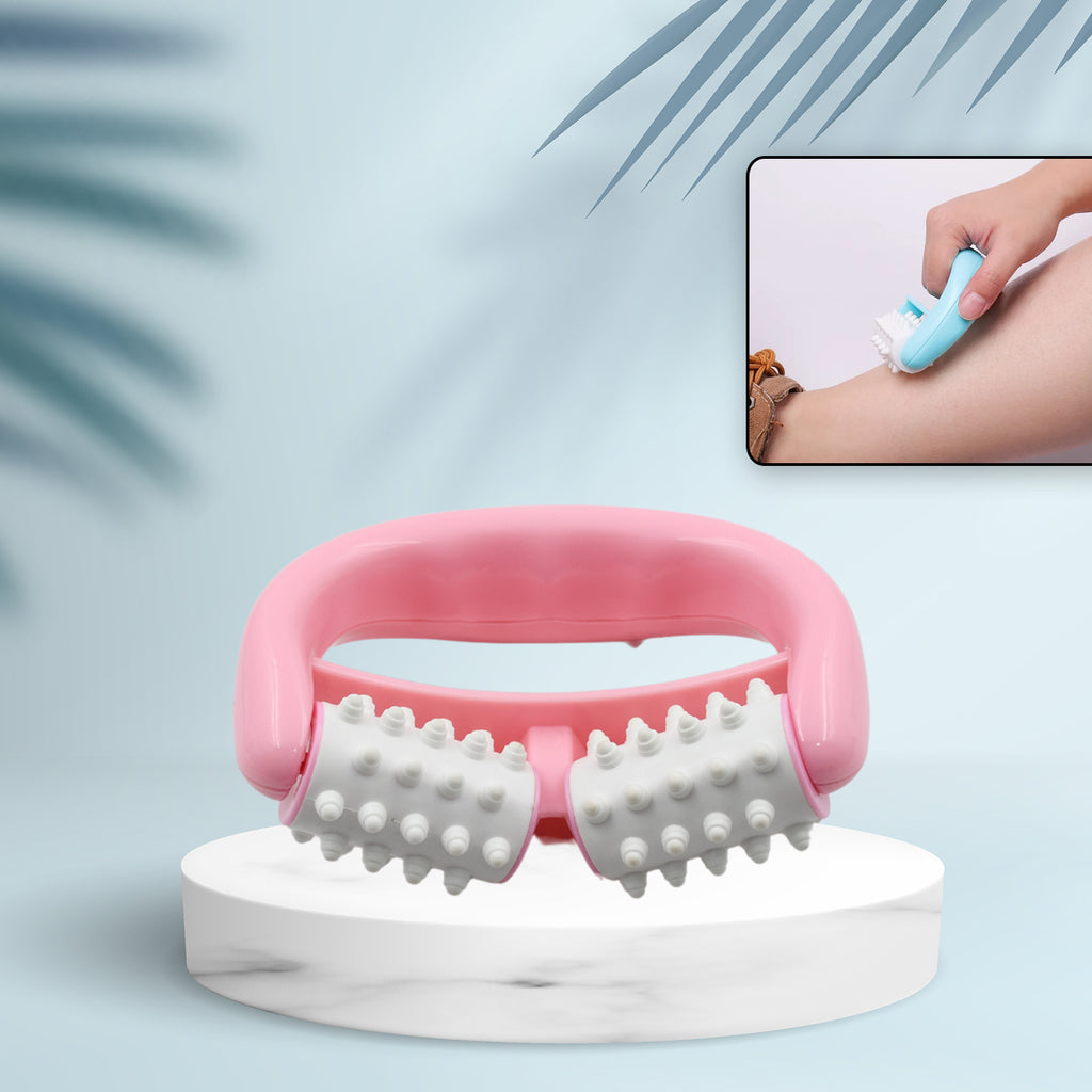 6405 Plastic Massage Roller angled handle view