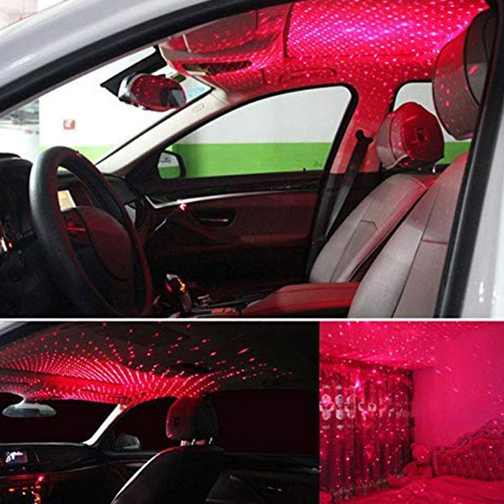 7290 Galaxy Laser Light projecting star patterns on ceiling