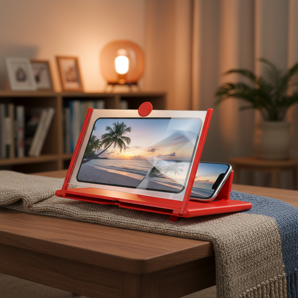 5d Hd Mobile Phone Screen Magnifier Amplifier (8.5 Inch)