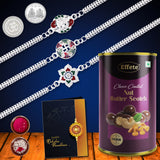 Raksha Bandhan All-in-One Gift Set with Rakhi & Sweets