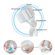 Bunion corrector splint showing adjustable strap
