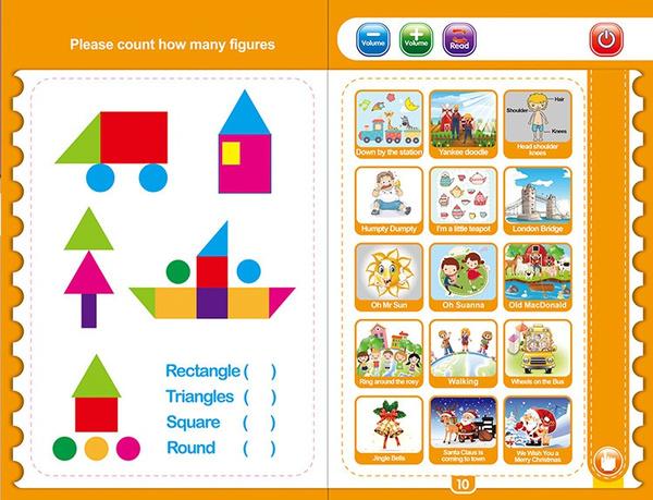 Musical Learning Book – Educational Study Toy with Numbers & Letters