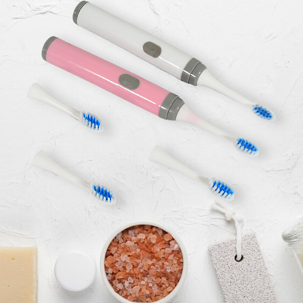 Adult Waterproof Electric Toothbrush Strong Sonic Charging With 4 Toothbrush Head And A Toothbrush Holder