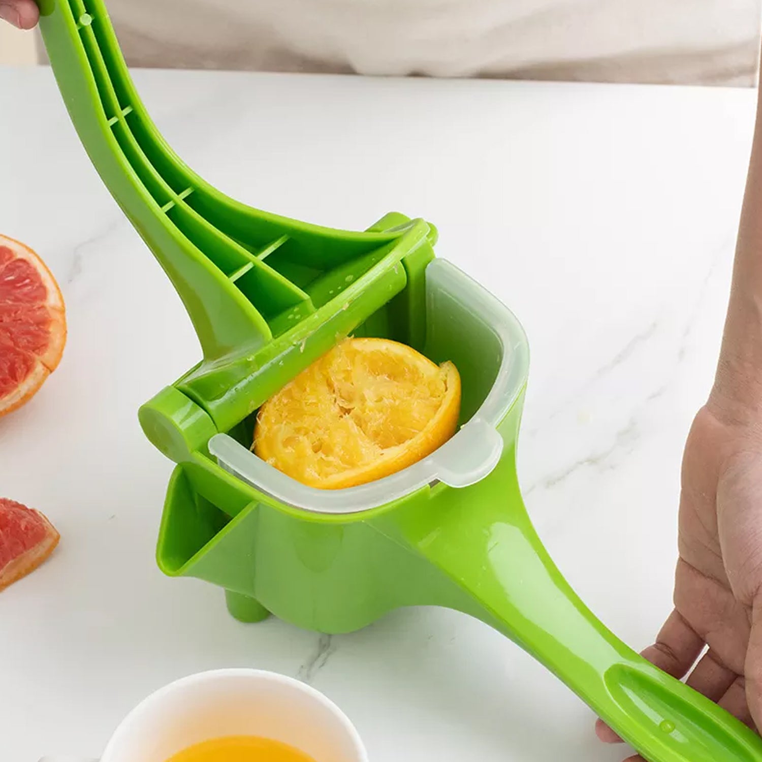 Heavy Duty Manual Juice Press – Handheld Fruit Squeezer Juicer