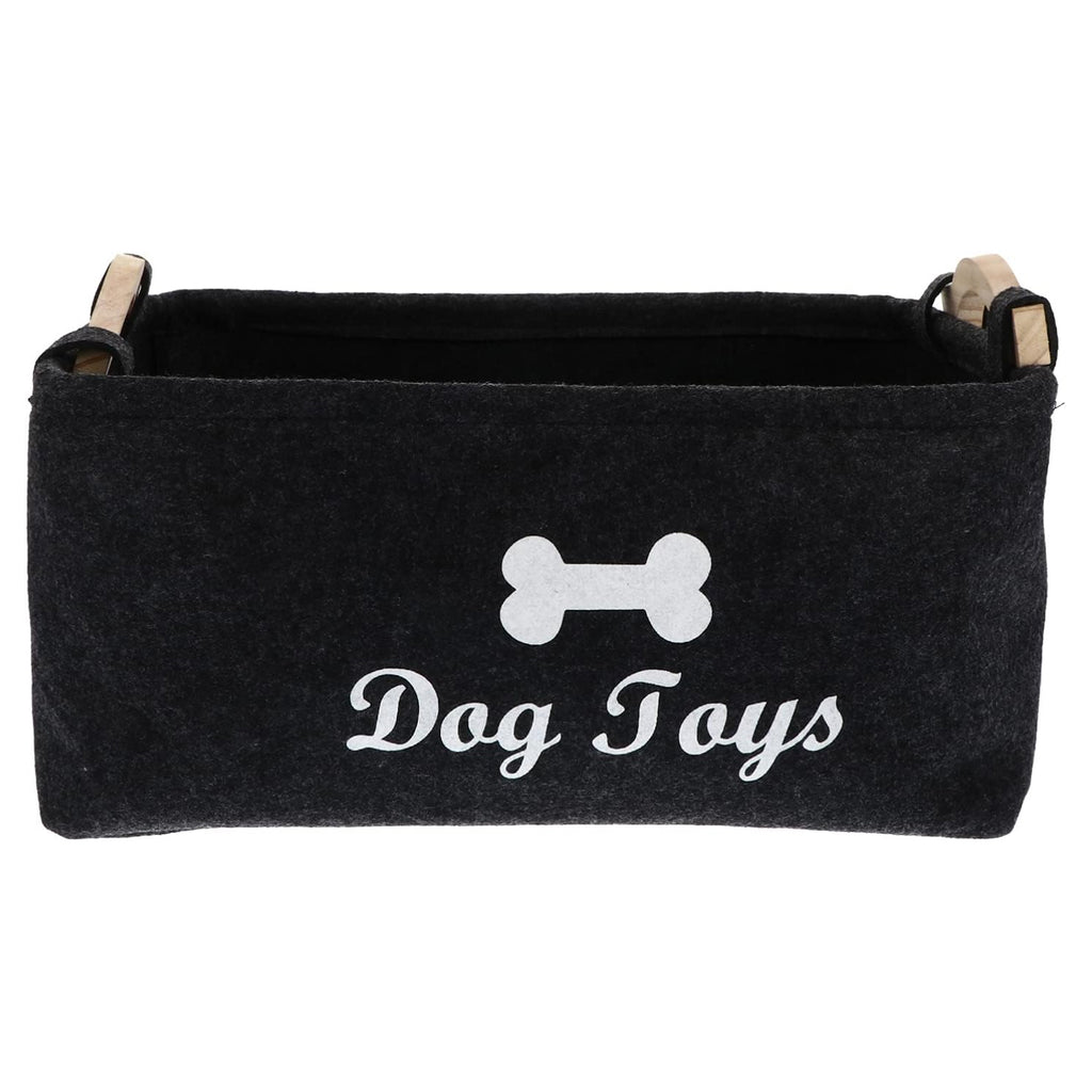 Collapsible Pet Toy Storage Basket demonstrating its flexibility and space-saving design.