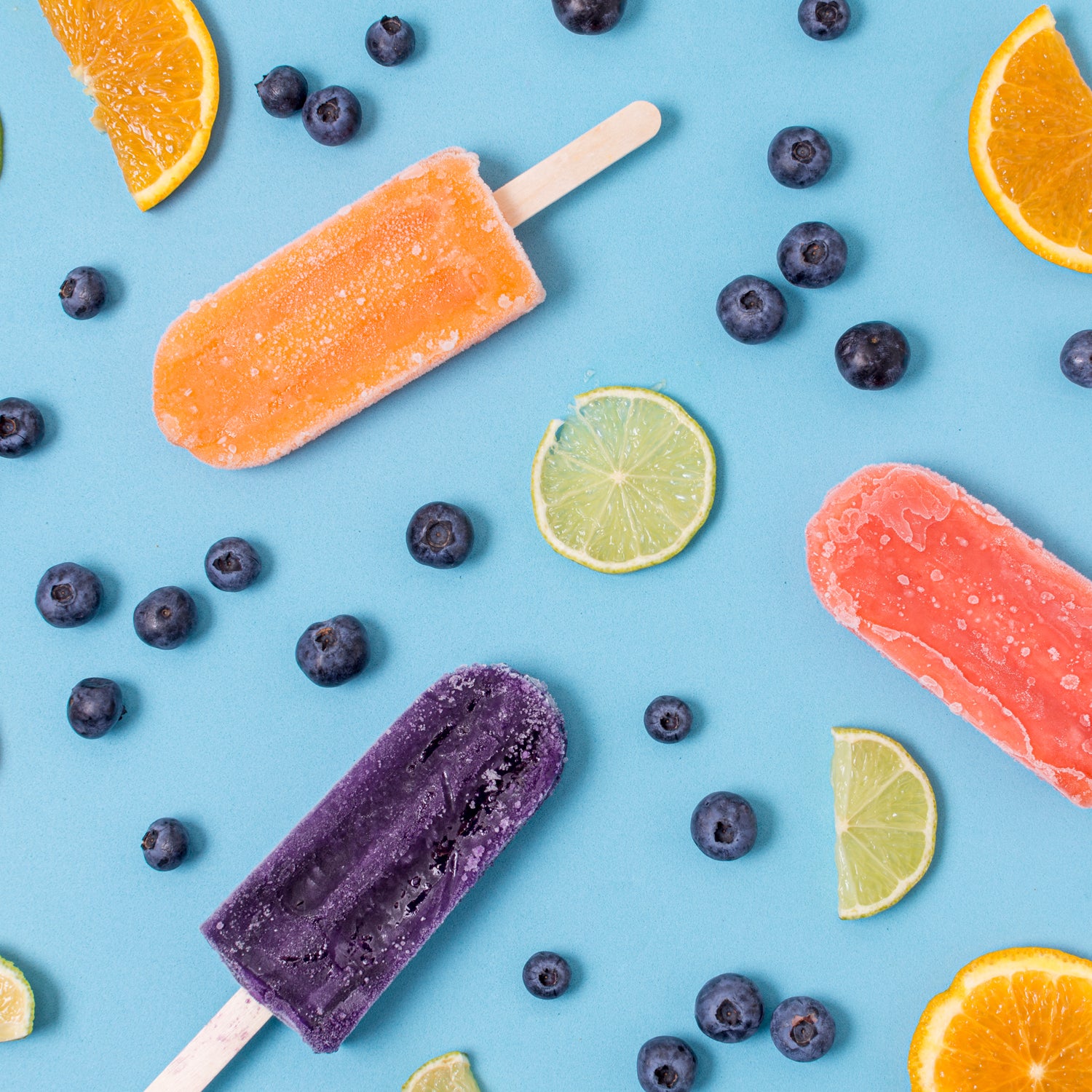 Silicone Popsicle Molds – Ice Pop Maker with Lids & 50 Sticks for DIY Homemade Ice Cream